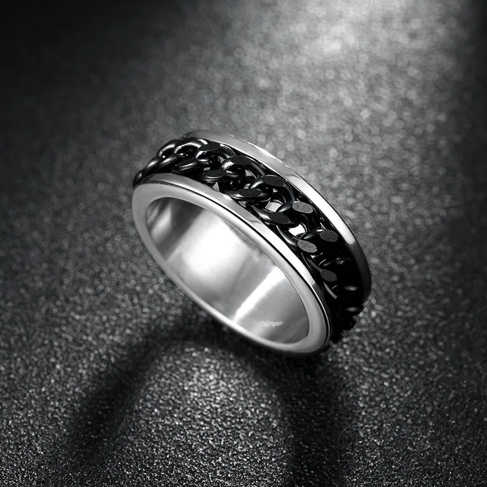Yellow Chimes Rings for Men 2 pcs of Combo Black Colored Superman Symbol and Smooth Finished Band Ring for Men and Boys Yellow Chimes Rings