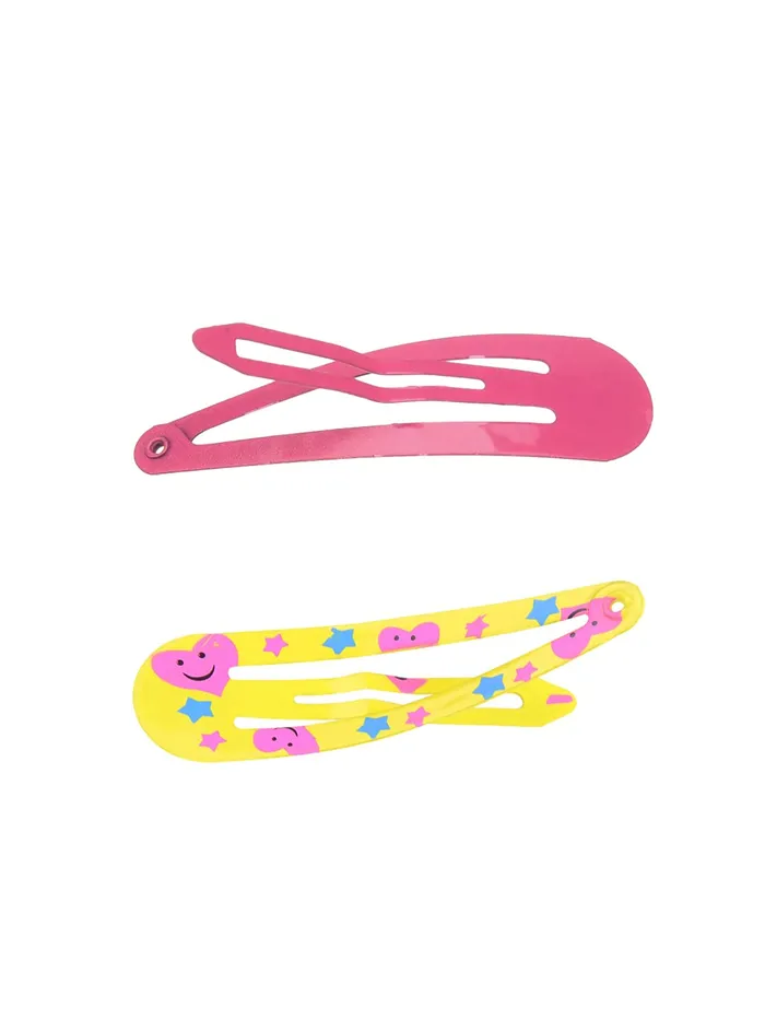 Yellow Chimes Rings Melbees by Yellow Chimes Hair Clips for Girls Kids Hair Clip Hair Accessories for Girls Babys 14 Pcs Printed Multicolor Snap Hair Clips Tic Tac Clips Hairclips for kids Baby Teens Toddlers