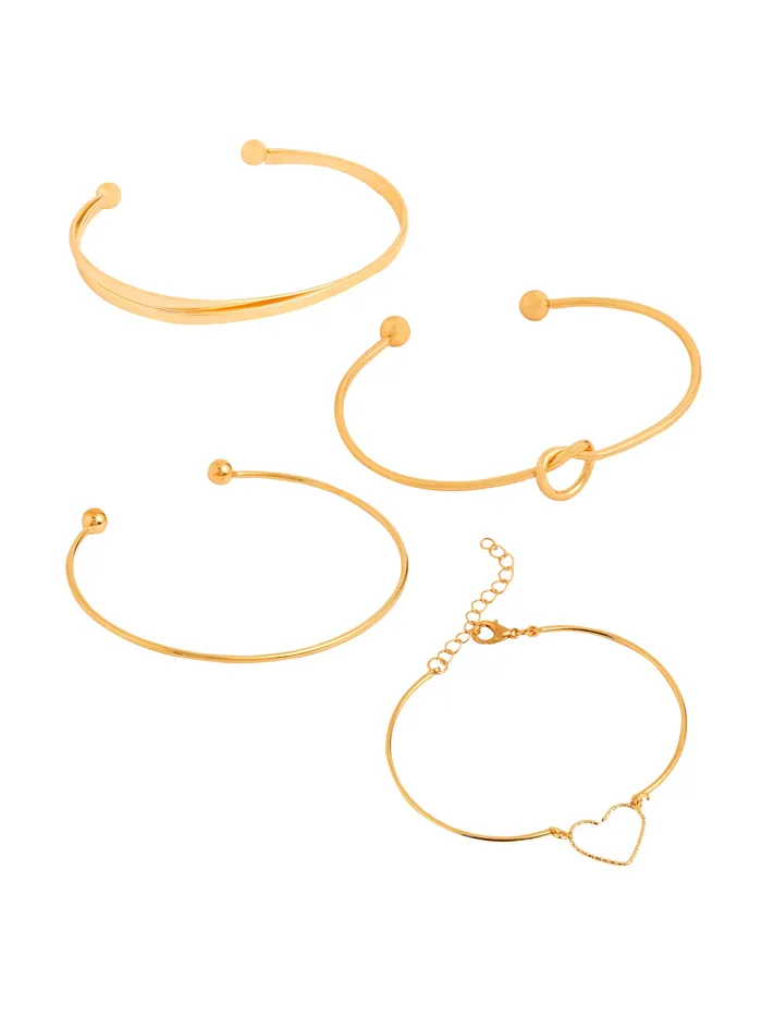 Yellow Chimes Rings Yellow Chimes Combo Bracelet for Woman Fashion Golden 4 Pcs Hand Bracelets Set for Women Hand Accessories for Women Chain Bracelet for Girls Birthday Gift for Women Anniversary Gift for Wife Yellow Chimes Rings Yellow Chimes Combo Bracelet for Woman Fashion Golden 4 Pcs Hand Bracelets Set for Women Hand Accessories for Women Chain Bracelet for Girls Birthday Gift for Women Anniversary Gift for Wife