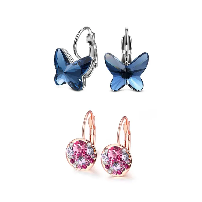 Yellow Chimes Rings Yellow Chimes Earrings for Women and Girls 2 Pair Combo of Pink Crystal Clip On Earrings and Butterfly Designed Stud Birthday Gift for Girls and Women Anniversary Gift for Wife Yellow Chimes Rings Yellow Chimes Earrings for Women and Girls 2 Pair Combo of Pink Crystal Clip On Earrings and Butterfly Designed Stud Birthday Gift for Girls and Women Anniversary Gift for Wife