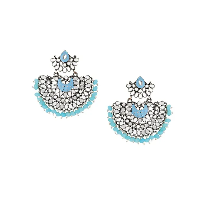 Yellow Chimes Rings Yellow Chimes Earrings For Women Long Chandbali Blue Pearl and Stone Studded Elegant Earrings For Women and Girls Yellow Chimes Rings Yellow Chimes Earrings For Women Long Chandbali Blue Pearl and Stone Studded Elegant Earrings For Women and Girls