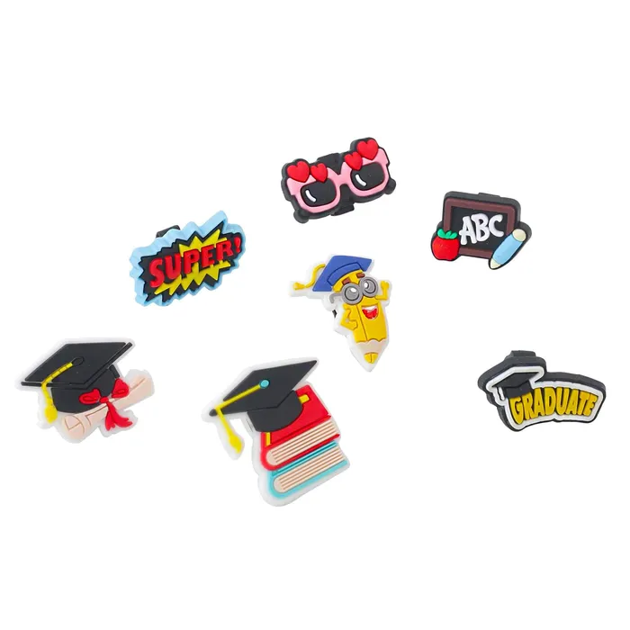 Yellow Chimes Shoe Charms for Girls and Boys Shoe Accessories Cute Design Shoe Decoration Charms Shoe Charms for Clogs Unisex Pack of 8 pieces Shoe Jibbitz Charms Yellow Chimes Necklaces