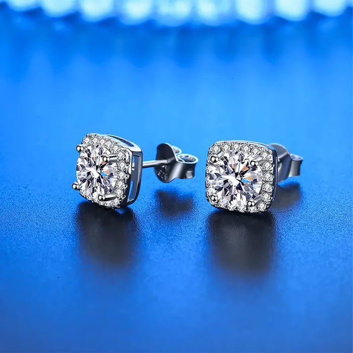 Yellow Chimes Stud Earrings for Women Crystal White Stud Elegant Silver Plated Crystal Stud Earrings for Women and Girls Yellow Chimes Bracelets