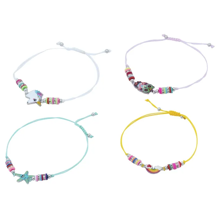 Yellow Chimes Yellow Chimes Bracelet for Girls kids Jewellery for Girls Woven Friendship Bracelets Return Gift for Birthday Give Aways Return Gift Set for Kids Girls Design 10 Bracelets