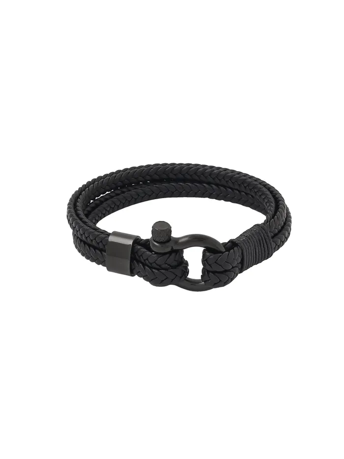 Yellow Chimes Yellow Chimes Bracelets for Men and Boys Black Leather Bracelet for Men Stainless Steel Genuine Leather Wrap Bracelets for Men Birthday Gift for Men and Boys Anniversary Gift for Husband Rings Yellow Chimes Yellow Chimes Bracelets for Men and Boys Black Leather Bracelet for Men Stainless Steel Genuine Leather Wrap Bracelets for Men Birthday Gift for Men and Boys Anniversary Gift for Husband Rings