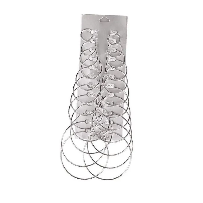 Yellow Chimes Yellow Chimes Combo Latest Collection Stylish Silver Plated Hoop Earrings Set for Women and Girls Earrings