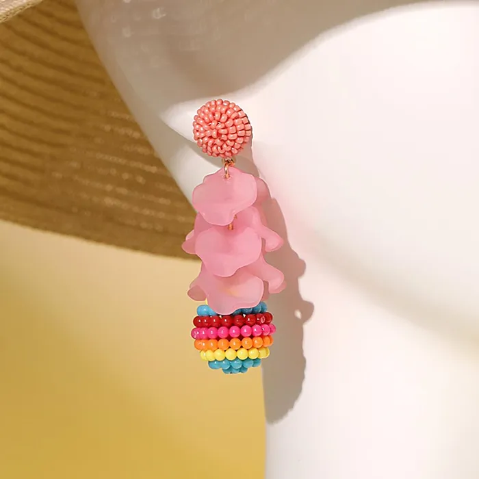 Yellow Chimes Yellow Chimes Earrings for Women and Girls Danglers Earrings for Girls and Women Pink Danglers EarringsBirthday Gift for Women Anniversary Gift for Wife Earrings
