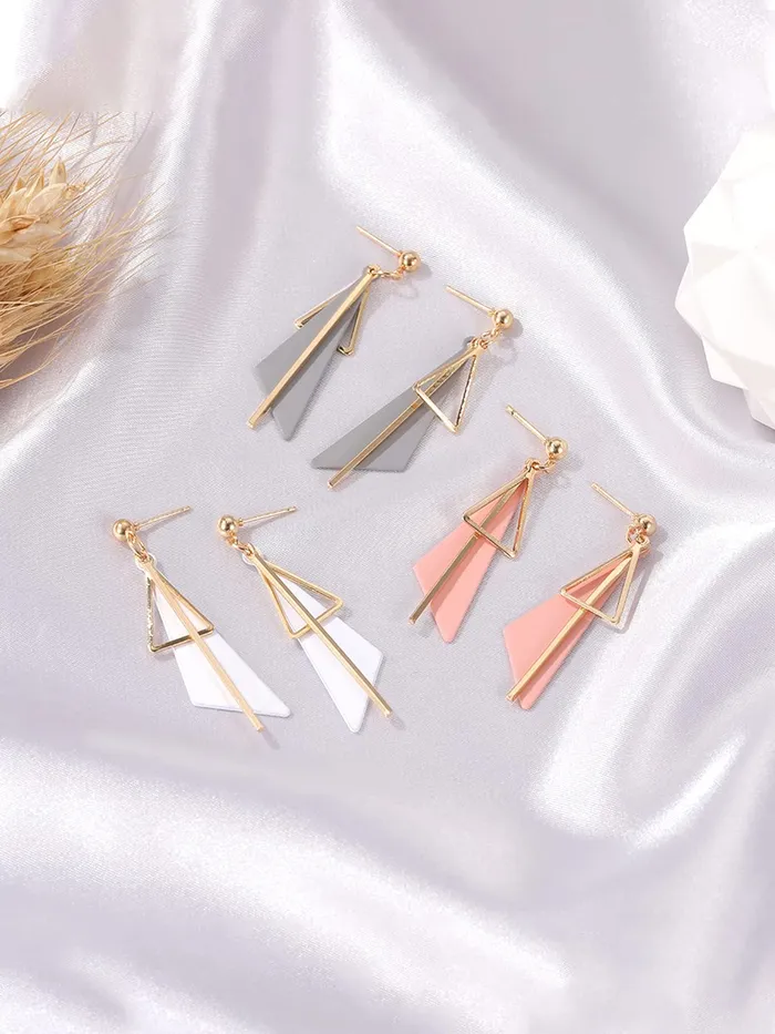 Yellow Chimes Yellow Chimes Earrings for Women and Girls Drop Earrings for Girls Gold Tone Combo of 3 Pairs Drop Earrings Birthday Gift for girls and women Anniversary Gift for Wife Earrings