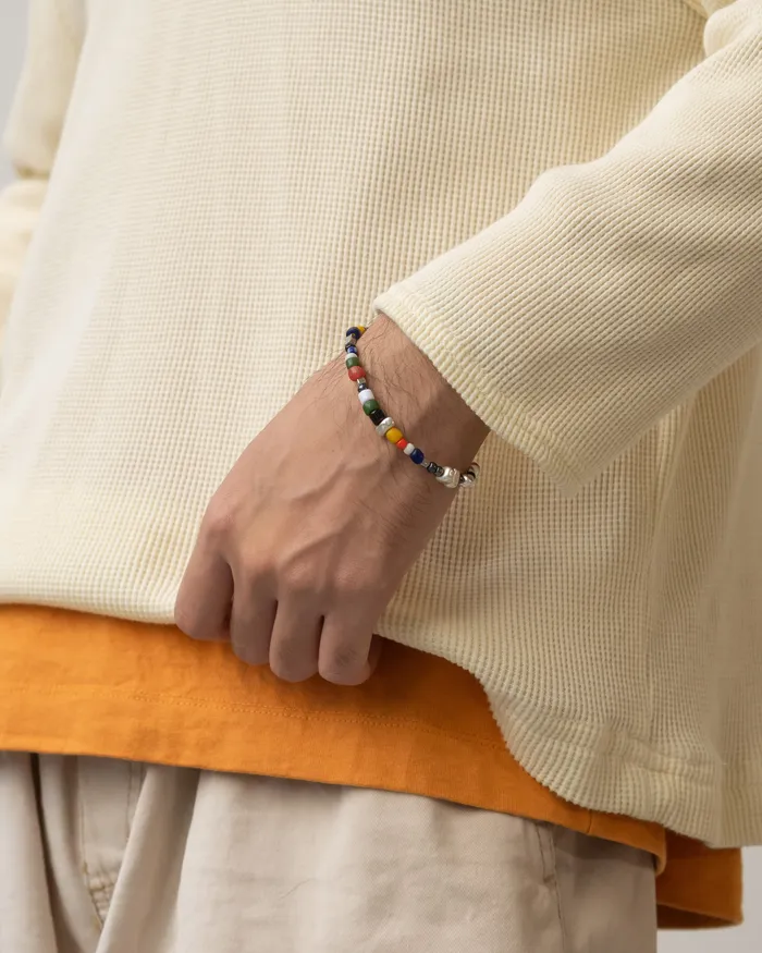 Yuko Multicolor African Beaded Hematite Bracelet CUN Bracelets