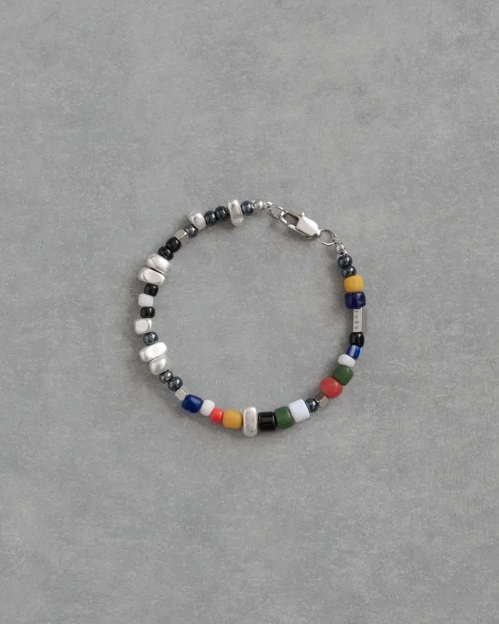 Yuko Multicolor African Beaded Hematite Bracelet CUN Bracelets