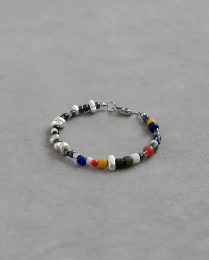 Yuko Multicolor African Beaded Hematite Bracelet CUN Bracelets