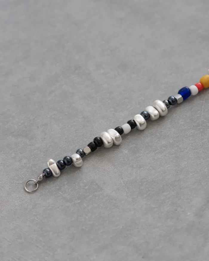 Yuko Multicolor African Beaded Hematite Bracelet CUN Bracelets