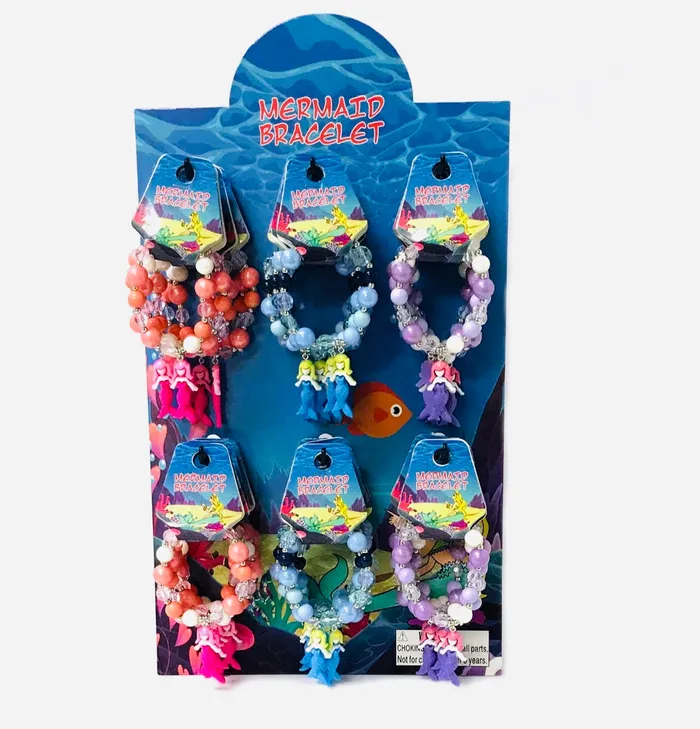 Zibbers Bracelets Mermaid Bead Bracelet Assorted